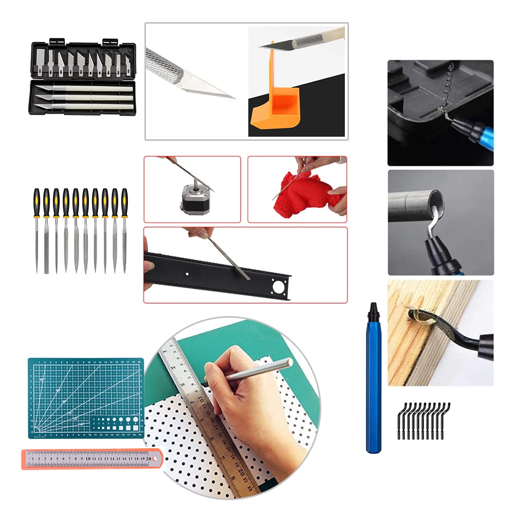 3D Printer Tool Kit, Mintion 82 Pcs 3D Printer Accessories Kit with Nozzle Cleaning Kit, Removable Screwdriver Kit, Deburring, Removal Tools, 3D Printer Tools for Bambu Lab, Ender 3, Neptune  - WoodArtSupply