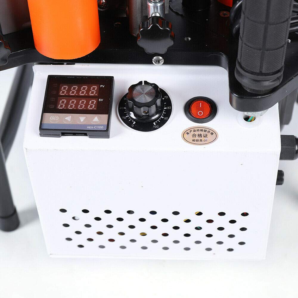 Multi-function Woodworking Edge Banding Machine Portable Edge Bander - Desktop Wood Board Edge Glue Banding Machine, Self-adhesive Flexible Bander Machine 110V TFCFL