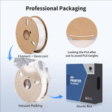 ANYCUBIC High Speed 3D Printer Filament 1.75mm Bundle, Rapid PLA Filament with High Prints Quality, Dimensional Accuracy +/- 0.02mm, Print with Most FDM 3D Printers, 1KG Spool, 2KG Black+White ANYCUBIC