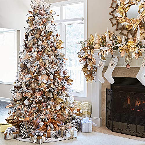 Perfect Holiday Christmas Tree, 5-Feet, Flocked Snow Perfect Holiday