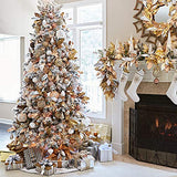 Perfect Holiday Christmas Tree, 5-Feet, Flocked Snow Perfect Holiday