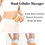 Wood Therapy Massage Tools, Cellulite Massager Roller Wooden Body Brush Fascia Blaster Cellulite Remover Meridian Pressure Brush Body Shaping Professional Maderoterapia Kit Lymphatic Drainage Massager InfiniteRelax