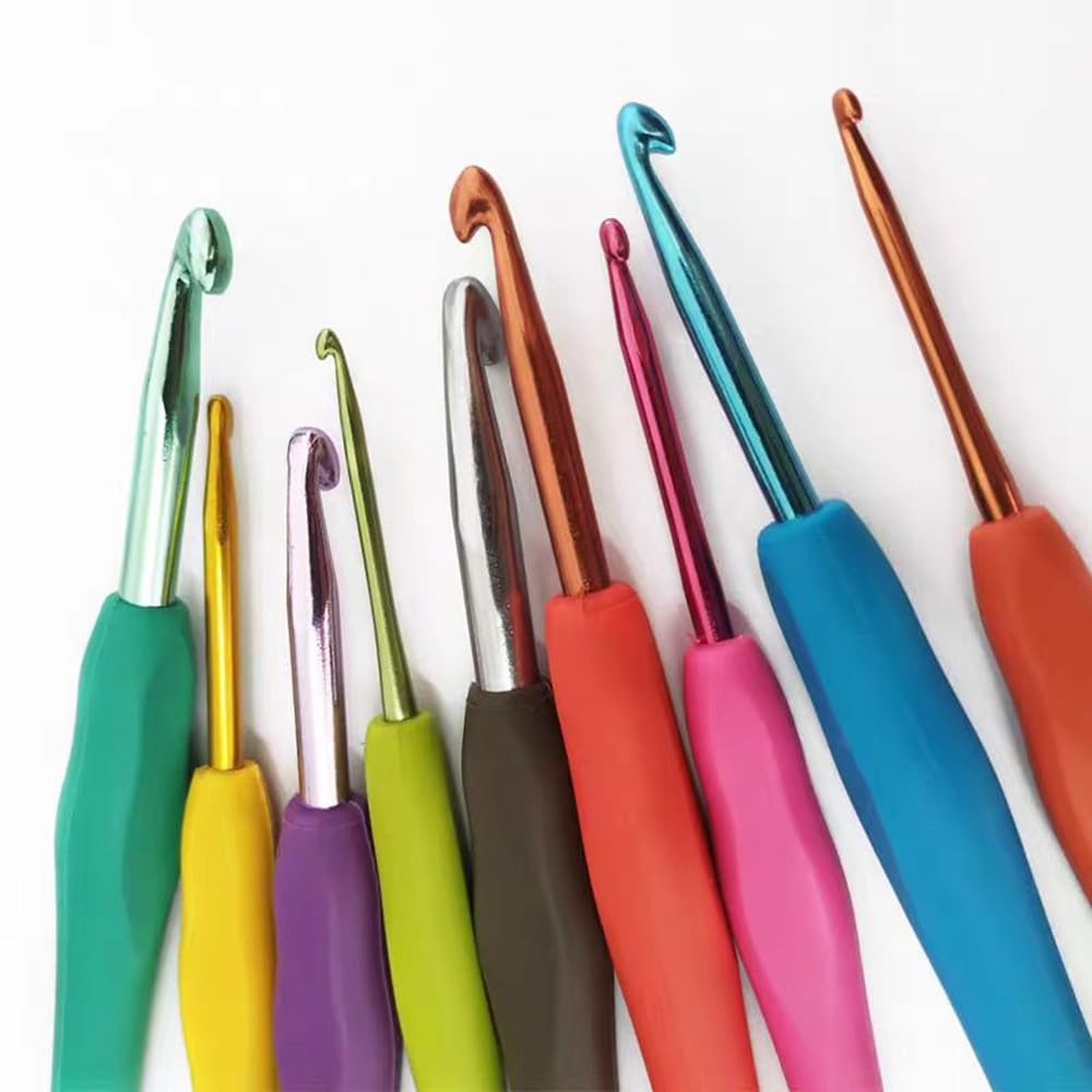ZICALSO Crochet Kit for Beginners Adults,Beginner Crochet Kits with Yarn,Learn to Crochet Kit,Crochet Supplies,Ergonomic Crochet Hooks and Small Crochet Hooks ZICALSO