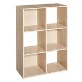 ClosetMaid 4176 6-shelf Cubeicals Organizer, 6-Cube, Birch ClosetMaid