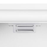 Yaheetech Over The Toilet Cabinet, Double Door Bathroom Storage Organizer, Toilet Rack with Inner Adjustable Shelf and Open Storage Shelf, White Yaheetech