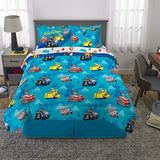 Franco Kids Bedding Super Soft Comforter and Sheet Set with Sham, 7 Piece Full Size, Paw Patrol Franco