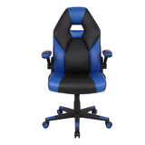 RS Gaming™ RGX Faux Leather High-Back Gaming Office Chair, Black/Blue, BIFMA Compliant RS Gaming