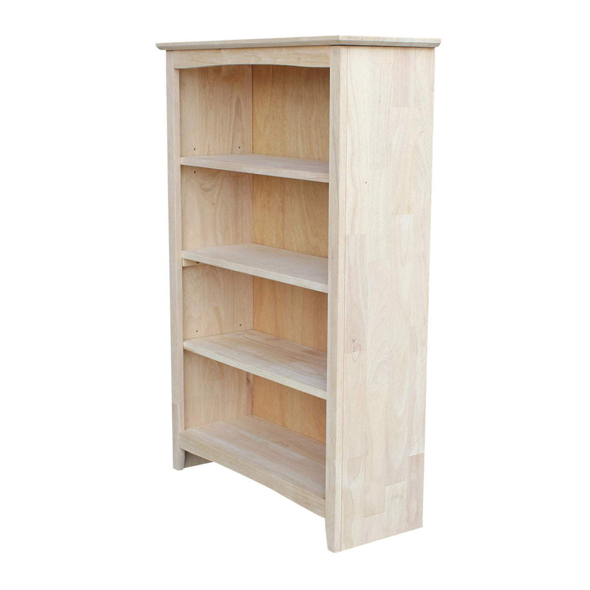International Concepts Shaker Bookcase, 48-Inch, Unfinished IC INTERNATIONAL CONCEPTS