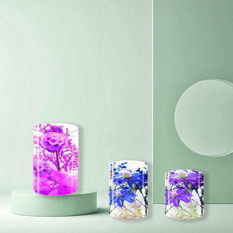 YRIHJIXQ 3Pcs Cylindrical Candle Mold Candle Molds for Candle Making Resin Molds Epoxy Resin Molds YRIHJIXQ