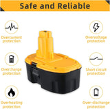 JAUKIST 18V Replacement Battery for DeWalt DC9096 5.0Ah 18 Volt XRP Replacement Batteries for DeWalt DE9096 DC9098 DE9098 DE9098 DW9096 DW9095 Cordless Power Tools 1 Pack JAUKIST