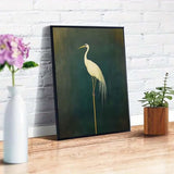 5D Bird Diamond Painting Kits for Adults Beginner,Diamond Art Kits for White Crane,DIY Round Full Drill Diamond Dots Paintings with Gem Art Crafts for Home Wall Decor 12X16 Inch GEMFAMILY