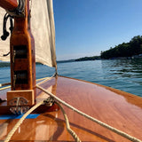 TotalBoat Gleam Marine Spar Varnish, Gloss and Satin Polyurethane Finish for Wood, Boats and Outdoor Furniture (Satin Low-Sheen Pint) TotalBoat