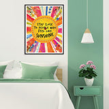 Peeua Inspirational Diamond Art Kits for Adults,5D Diamond Painting Butterfly Full Drill Cross Stitch Cavans Crafts for Home Bedroom and Livingroom Decor, 15.8 x 11.8 Peeua