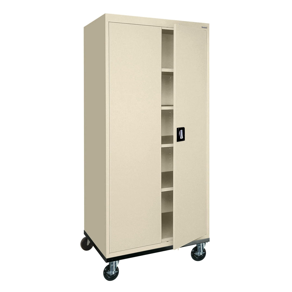 Sandusky Lee Transport Series Mobile Storage Cabinet, Putty Sandusky