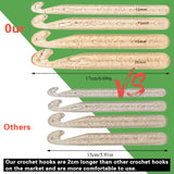 Zlulary 116 PCS Crochet Hooks Sets, Ergonomic Crochet Hooks Kits with Storage Bag and Crochets Needle Accessories, DIY Crochets Needles Kit for Beginners and Experienced Crochet Hook Lovers Zlulary