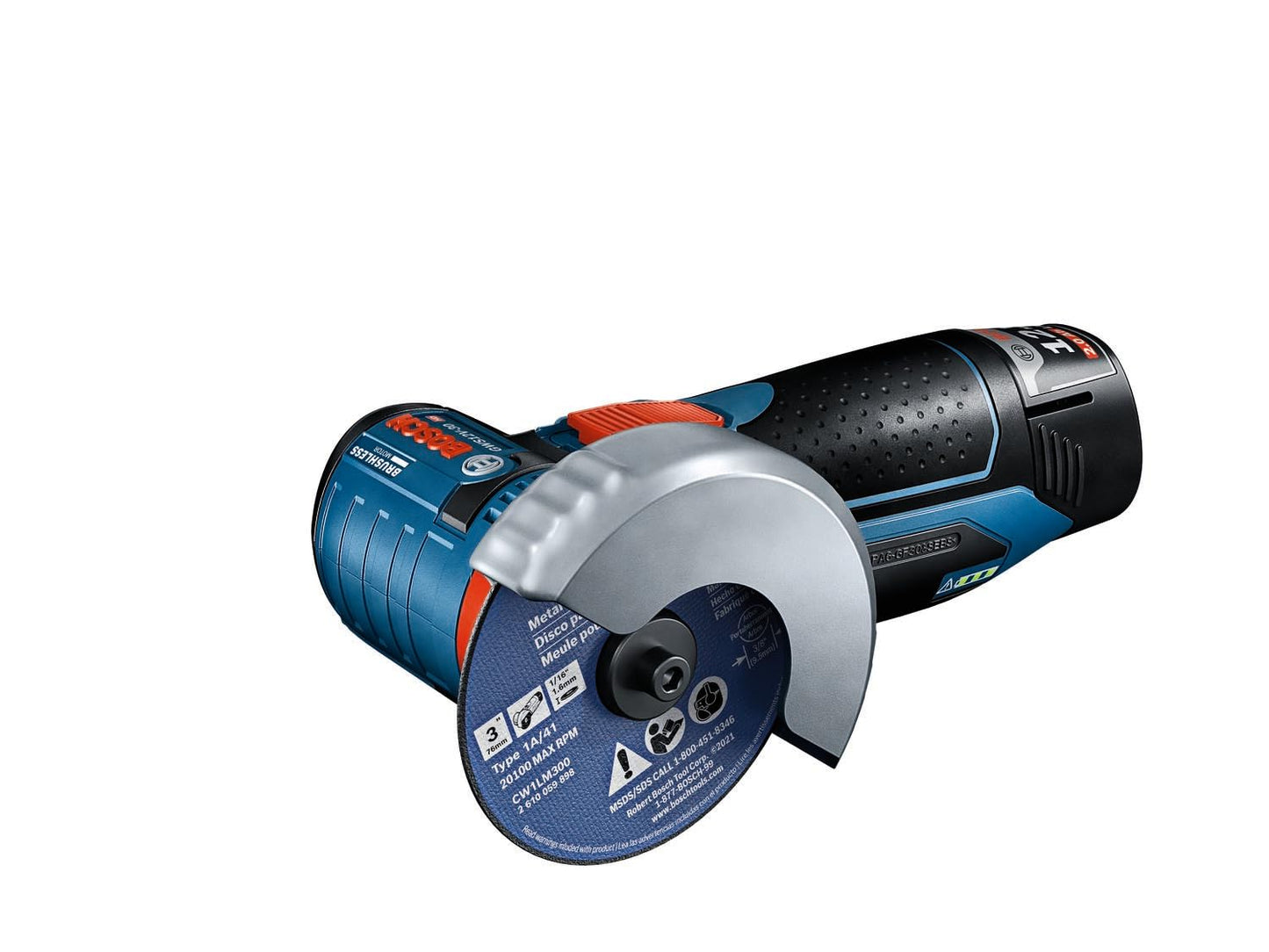 BOSCH GWS12V-30N 12V Max Brushless 3 In. Angle Grinder (Bare Tool) - WoodArtSupply