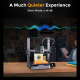 Creality Hi 3D Printer, Support Multi Color Printing Needs CFS, 500mm/s Max Speed 95% Pre-Assemble, XY Step-Servo Motor and Auto Leveling Build Volume ‌10.24×10.24×11.81 inch Comgrow