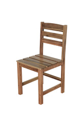 LUMISOL 6 Piece Patio Conversation Furniture Set, 6-Piece Outdoor Table Set with 4 Chairs and 1 Bench for 6 Persons, Acacia Wood Outdoor Table and Chair Set for Patio Balcony Backyard, Natural Wood LUMISOL