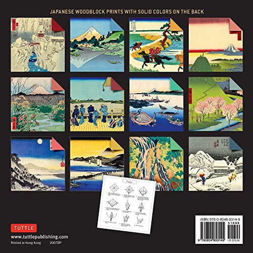 Origami Paper 200 sheets Japanese Woodblock Prints 8 1/4": Extra Large Tuttle Origami Paper: Double Sided Origami Sheets Printed with 12 Different Prints (Instructions for 6 Projects Included) Tuttle Publishing