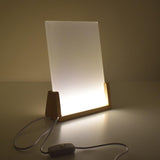 Sublimation Acrylic Photo Frame with LED Light and Wood Stand Picture Frame for Heat Press Machines Printing Pinexi