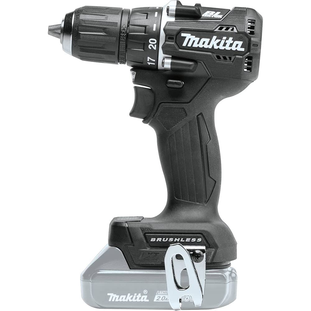 Makita XFD15ZB 18V LXT Lithium-Ion Sub-Compact Brushless Cordless 1/2" Driver-Drill, Tool Only, Black Makita
