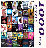1000 Pieces of Jigsaw Puzzles Custom Broadway Musical Theater Jigsaw Puzzle for Adults and Teens Over 12 Years Old Large Size Ideal Relaxation Decompression Meditation Gift 27.6x19.7 Inches BAIMAN