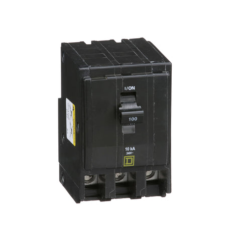 Square D - SQDQO3100 SQD QO3100 CB 3P 240V 100A, Black Schneider Electric