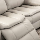 Familymill Breathable Leather Manual Recliner for Living Room Familymill