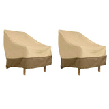 Classic Accessories Veranda Water-Resistant 38 Inch Patio Lounge Chair Cover, 2-Pack, Patio Furniture Covers Classic Accessories