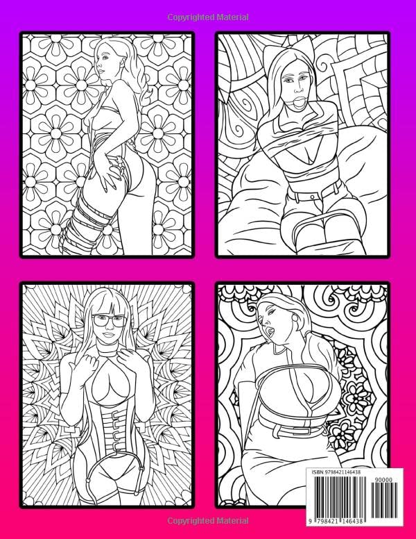 BDSM Coloring Book: Interesting coloring book suitable for all ages, helping to reduce stress after studying, working tiring.– 30+ GIANT Great Pages with Premium Quality Images.