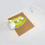 NPBAG 5 | 15 | 25 | 50 Pack 15'' X 16'' Natural Cotton Tote Bags, Lightweight Blank Bulk Cloth bags with 1pc of PTFE Teflon Sheet (5-Pack) NPBAG