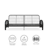 DHP Aiden Metal Futon Frame, Black DHP