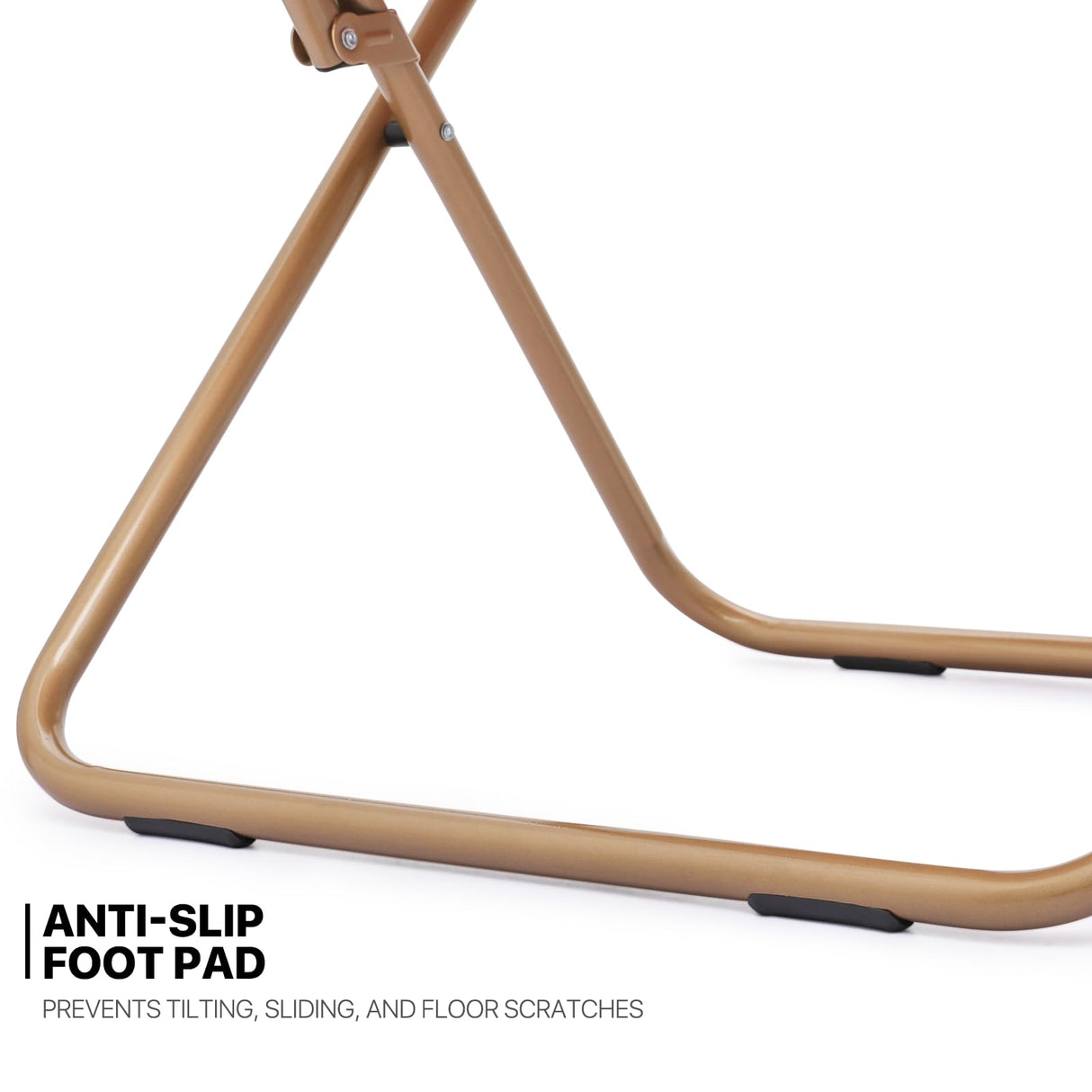 MoNiBloom Round Folding Faux Fur Saucer Chair for Bedroom Living Room Dorm Foldable Metal Frame Oversized Large Comfy Furry Padded Soft Cozy Moon Chair with Footrest Ottoman for Adults (Gray) MoNiBloom