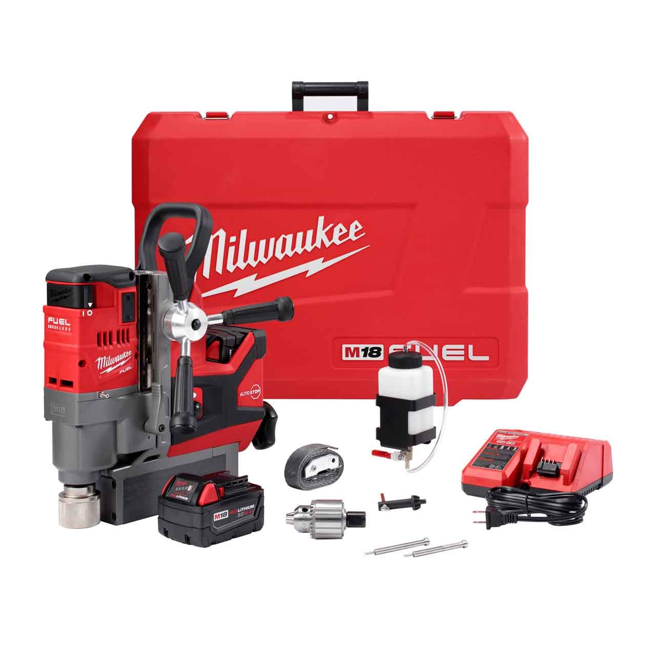 Milwaukee 2787-22 M18 Fuel 1-1/2" Magnetic Drill Kit - WoodArtSupply