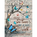 BOHADIY Butterfly Diamond Painting Kits for Adults 5D Diamond Art Kits for Adults Kids Beginner, DIY Full Drill Diamond Dots Paintings with Diamonds Gem Art and Crafts for Adults Home Wall Decor BOHADIY