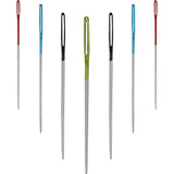 SINGER Tapestry Needles in Dial Compact, Assorted Sized Sewing Needles, Sizes 22, 24, 26, 28, Set of 24 SINGER