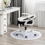 Tervo Model S | Folding Office Chair for Small Spaces | Gaming Chair for Adults & Kids | Ergonomic Mesh Computer Chair for Bedroom | Desk Chair for Home Work | (White & Black) Tervo