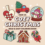 Cozy Christmas: Bold and Easy Coloring Book for Kids and Adults | 50 Simple, Cute Holiday Designs for Relaxation, Fun & Family Coloring (Bold & Easy Series) Majosta