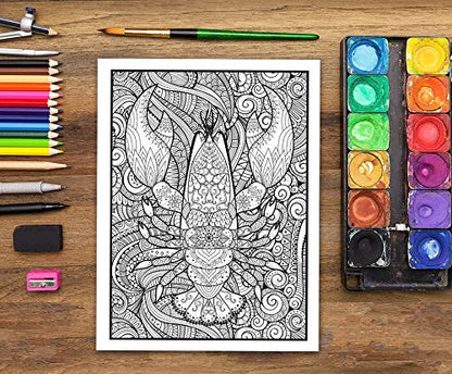 Fantastic Animals: A Wild Adult Colouring Book