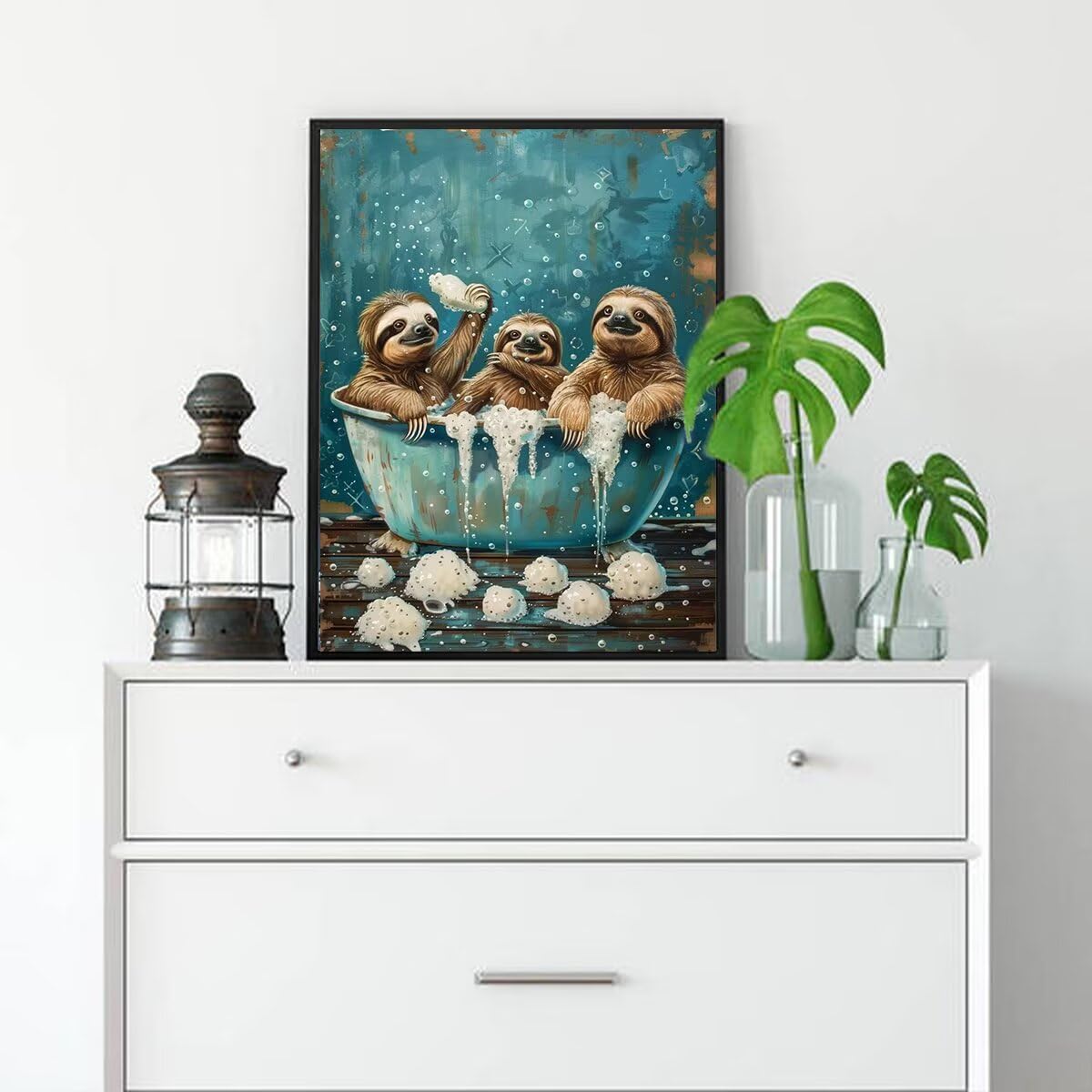 Ocean Wave Diamond Painting Kits for Adults, 5D Beach Diamond Art Kits for Beginners, DIY Full Drill Paint with Diamond, Home Wall Decor 8x12 in CALUOHO