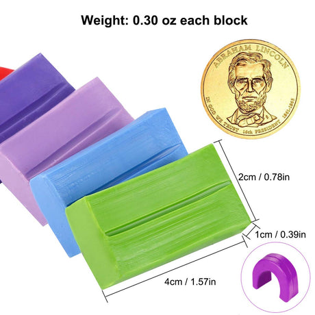 CiaraQ 24 Colors Small Block Polymer Clay Starter kit, Oven Bake Clay, DIY Molding Clay, Great for Kids, Beginners CiaraQ