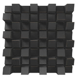 (2 Pack) — Sound Acoustic Studio Diffuser «Sirius» | 2D QRD | Diffusion - Reflection - Absorption - Soundproofing - Insulation | Wall Art Panel | (20"x20"x6" (50x50x15.3cm), Black) ua-acoustics