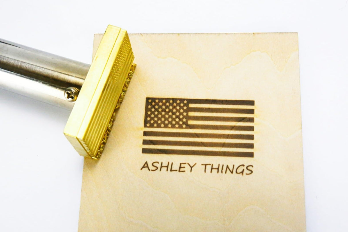 Customisable Temperature-Controlled Electric Branding Iron for Wood and Leather Ashley0921-custom personalized stamps-