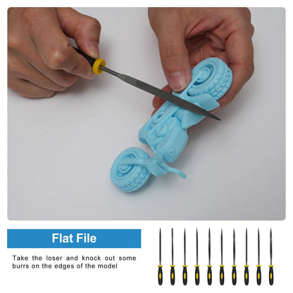 39 Piece 3D Printer Tool Kit with Deburring Tool 3D Printer Accessories for Cleaning, Resin Printing Includes Needle Files, Blades, Tweezers, Pliers, and Storage Bag Yudngli - WoodArtSupply