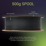 Polymaker Fiberon PA612-CF Carbon Fiber Nylon Filament 1.75mm Black 0.5kg, Fiberon PA612-CF Strong & Low Moisture Sensitive Nylon 1.75mm 3D Printing Filament POLYMAKER