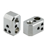 POLISI3D 500℃ Plated Copper Heater Block High Temperature Heating Block Compatible with Prusa I3 MK4 MK3.9 XL Project Nextruder Hotend Heating Block 3D Printer Accessories Parts (Plated Copper Block) POLISI3D