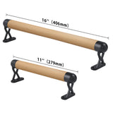 1.3Ft Wood Handrails for Indoor Stairs,Safety Non-Slip Stair Railing, Professional Pine Handrails Support Rod Complete Kit, Comfortable Barrier-Free Stair Handrail for Elderly（16‘’） WWFFEN