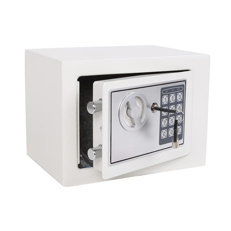 Yuanshikj Electronic Deluxe Digital Security Safe Box Keypad Lock Home Office Hotel Business Jewelry Gun Cash Use Storage (Silver 1) Yuanshikj