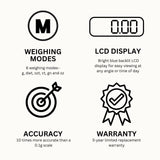 GemOro Platinum XP500 | Durable Precise Jewelers Countertop Portable Pocket Scale | Digital Precision Tool with Expert Professional Reading & Accuracy 500g x 0.01g Readability (Silver) GemOro