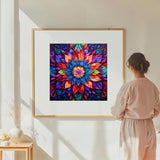 DIADAY 5D Diamond Painting Kits Mandala Diamond Art Kits for Adults Beginners, Full Drill Round Gem Dots Art DIY Craft Home Wall Decor Gift 12 x 12 Inches DIADAY